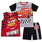 Disney Cars Lightning McQueen Boys Short Sleeve