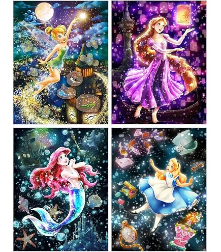Kit DIY Peinture Diamants Maléfique - 5D Diamants Ronds - Toile 12x16 Pouces - Pour Débutants Et Adultes