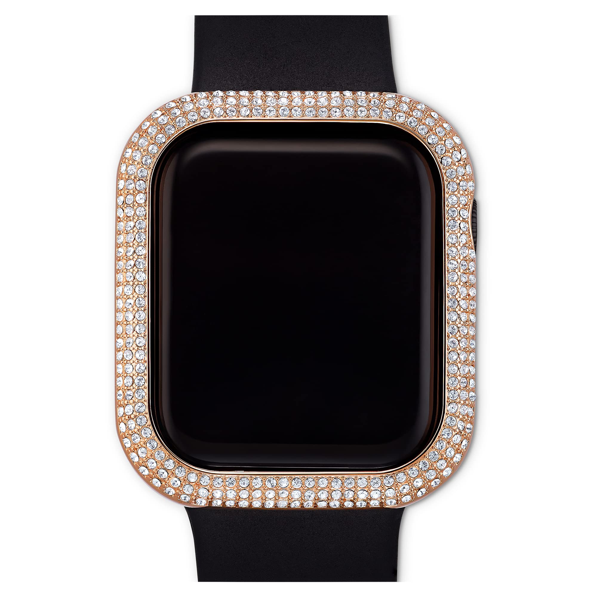 Swarovski Sparkling Smartwatch Case Compatible with Apple Watch Series 4 and 5, 40mm, Rose-Gold Tone