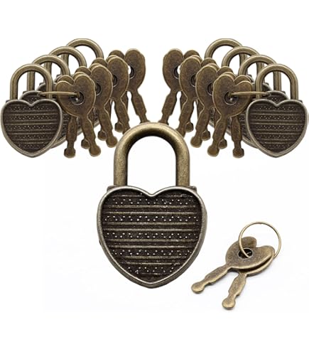 Candado Con Llave 4 Candados Vintage Con Forma De Oso