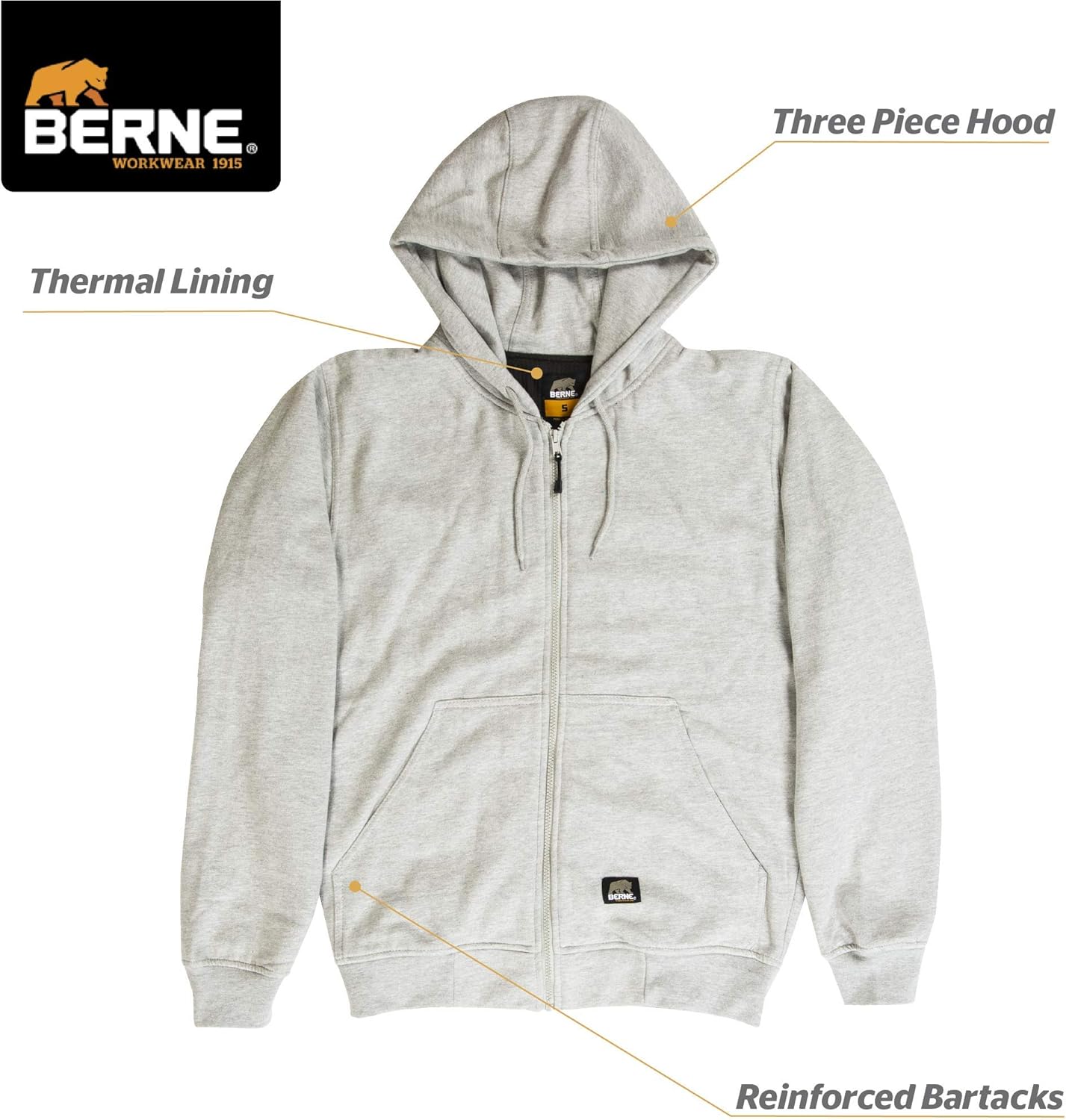berne thermal hoodie