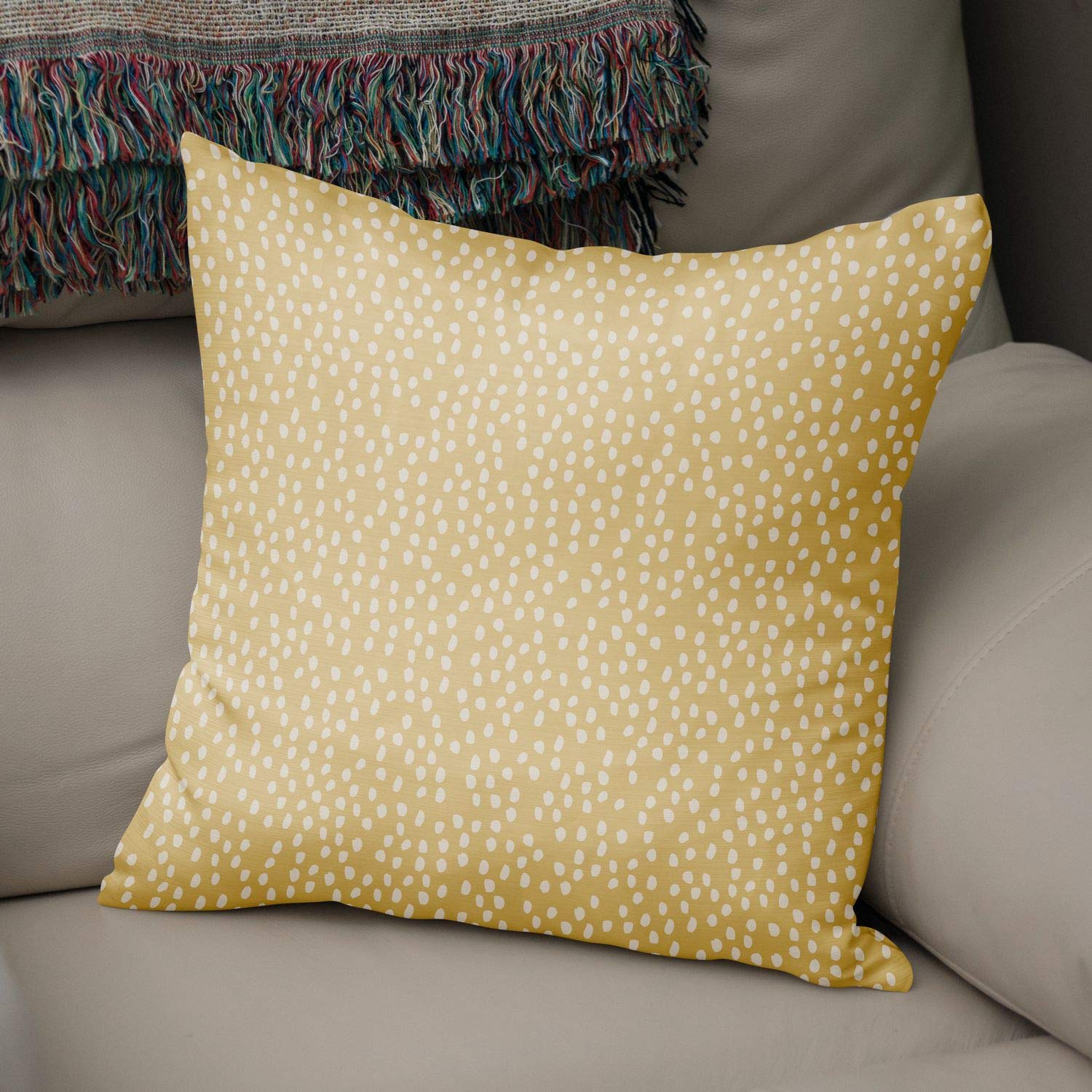 Bonamaison Decorative Cushion Cover Random Pattern, Throw Pillow Covers, Home Decorative Pillowcases for Livingroom, Sofa, Bedroom, Size:50x50 Cm - Designed and Manufactured in Turkey