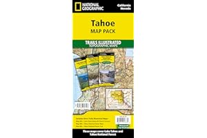 Tahoe [Map Pack Bundle] (National Geographic Trails Illustrated Map)
