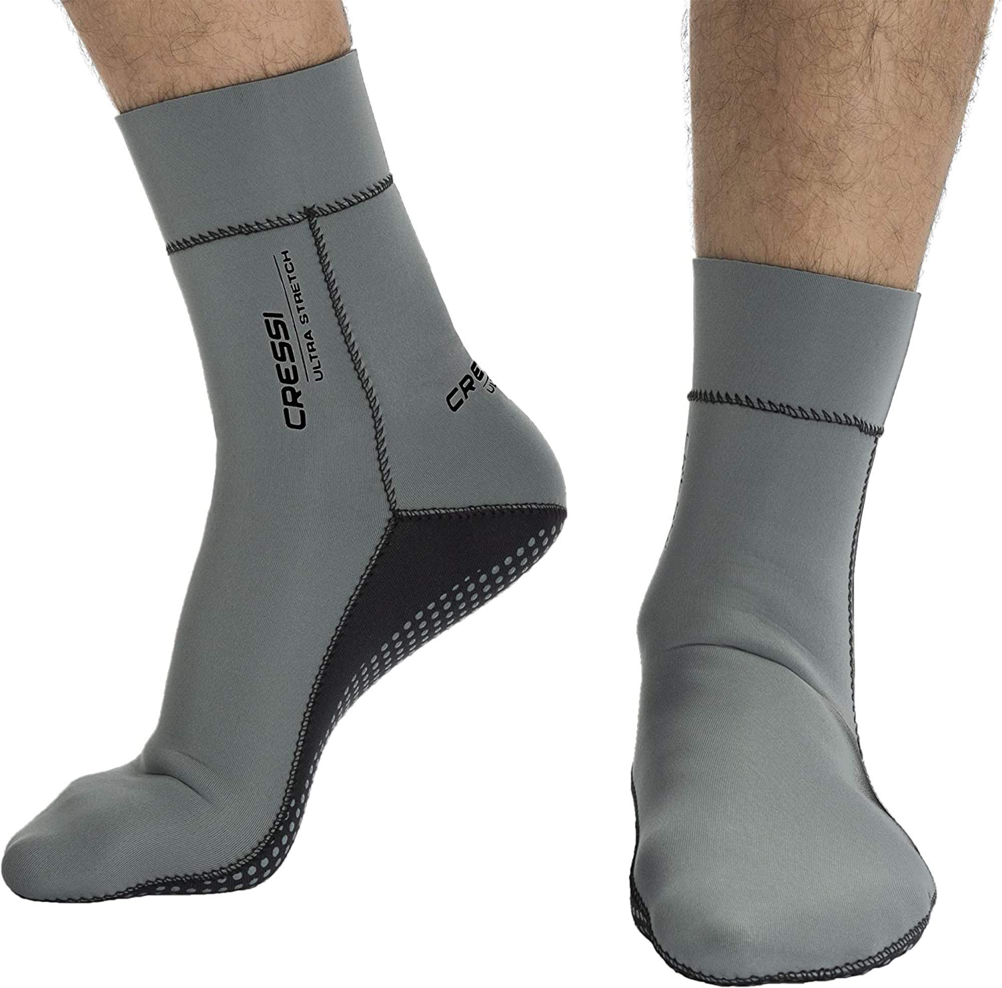 CRESSI Unisex Ultra Stretch Ultra Stretch Socks Premium Neoprene Anti Slip 1.5mm (pack of 1)