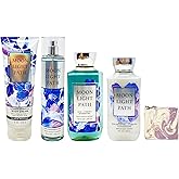 Bath & Body Works Moonlight Path Deluxe Gift Set - Body Cream, Fragrance Mist, Body Wash and Body Lotion - with a Lavender Dream Bar Soap - Full Size