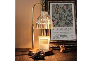 YudouTech Candle Warmer Lamp, Adjustable Height Electric Candle Warmer Lamp with Timer and Dimmer Stylish Design for New Home