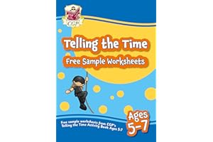 Free sample worksheets from CGP’s Telling the Time Activity Book for Ages 5-7