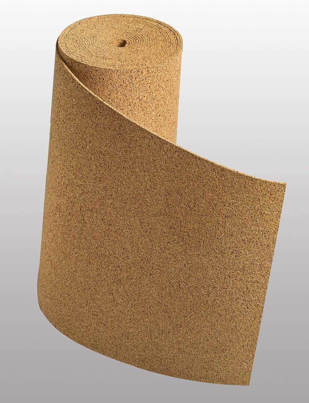 QEM Rouleau Liège naturel 1m x 5m (5m²) de 2 à 10mm (Ep. 4mm) Amazon