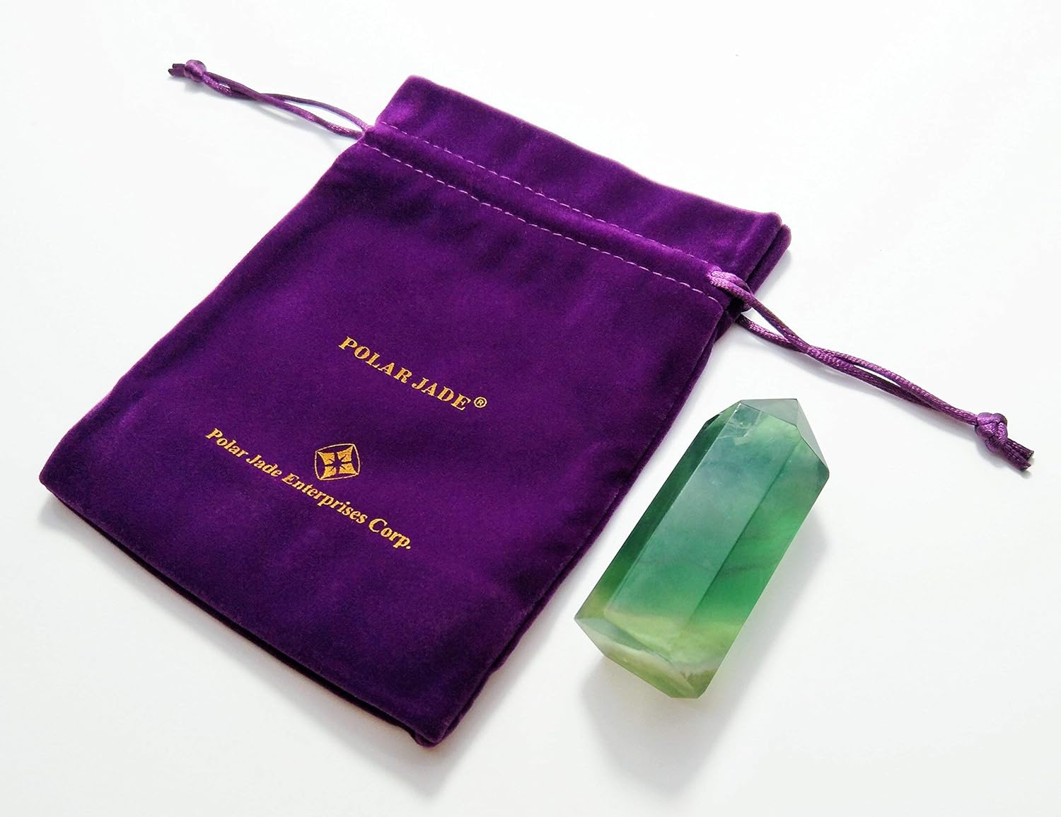 Green Fluorite Healing Crystal Wands, Pointed & Faceted for Reiki Chakra Meditation Therapy Decor (1-pcs L size) - Image 4