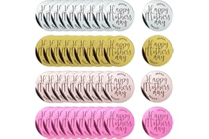 LLCHUNYUN 40Pcs Happy Mother's Day Cupcake Toppers Mothers Day Acrylic Cake Disc Mirror Round Cake Engraved Topper Rose Red Topper Gold Siver Cake Toppers For Mothers Day Decorations (round)