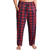 Get Trend Pajama Pants for Men, Teens, Soft, Breathable Lounge Pants With Pockets, PJ Sleep Bottoms Loungewear, Gifts for Men