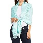 Sakkas Two Tone Vintage Jacquard Paisley Pashmina Shawl Wrap Scarf Stole