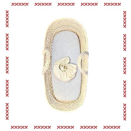 linen bassinet fitted sheet