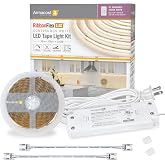 Armacost Lighting RibbonFlex LUX AC Dimmable White COB LED Strip Light Kit Soft White 3000K 421570