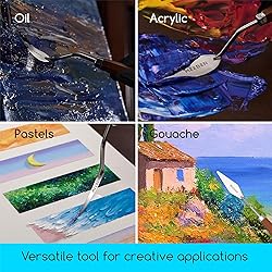 MEEDEN Artist Mixing Palette Knife: 9.92" Flexible
