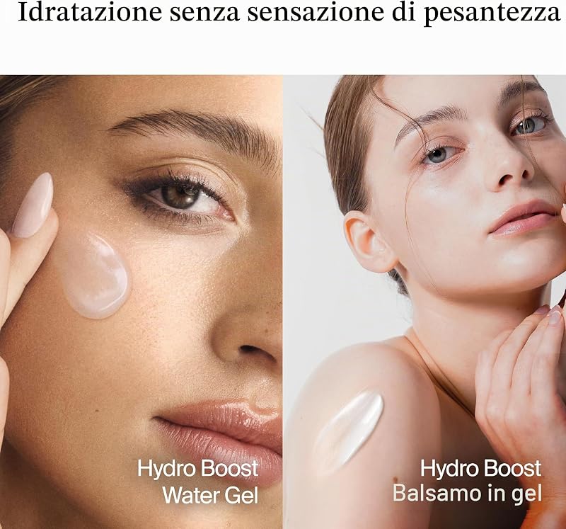 Hydro Boost - Crema idratante ultra leggera con acido ialuronico, per pelli normali e secche, 400 ml — foto 3 di 8