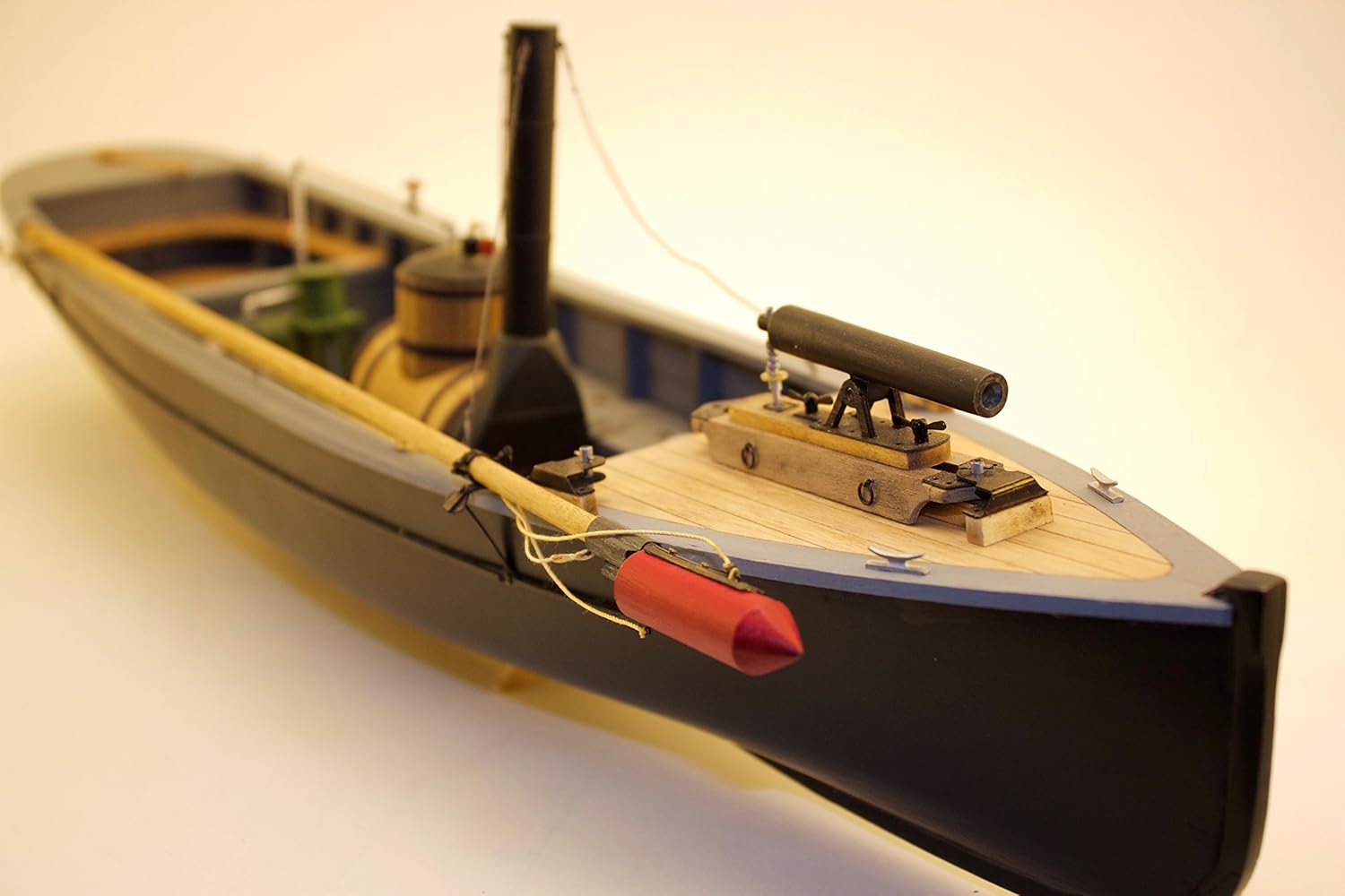 Picket USN Boat Torpedo War Civil Shipways Model Boat Expo Model OFF