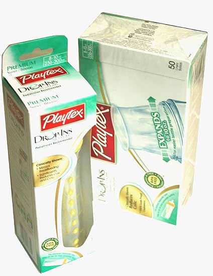 Amazon プレイテックス Playtex 携帯用使い捨て哺乳器セット ドロップインシステムセット L 携帯用使い捨て 哺乳器本体 取替えパック5枚付 携帯用使い捨て哺乳器専用取替パック ドロップイン 50枚入り セットn 哺乳びん本体 ベビー マタニティ 通販