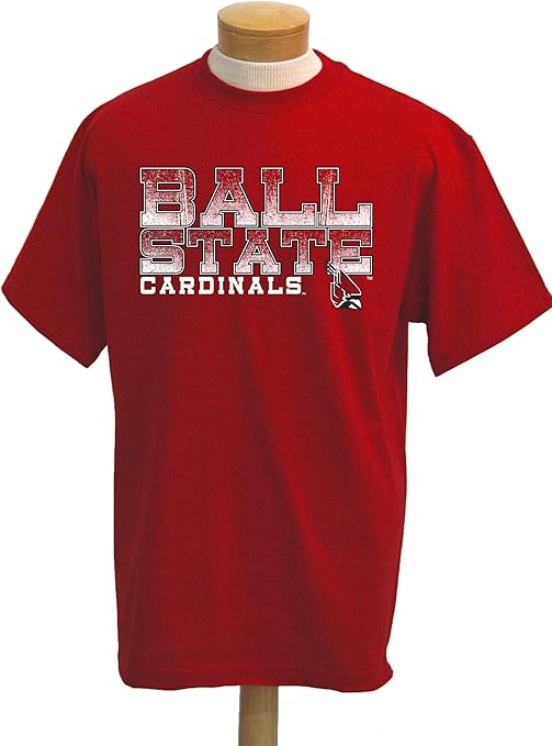 NCAA Ball State Cardinals Acho Short Sleeve TShirt
