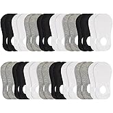 ZERULETS 16 Pairs Toddler Socks Boys Girls No Show Sock Non Slip Low Cut Ankle Kids Socks 2-13 Years