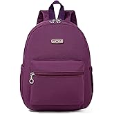 AOTIAN Mini Lightweight 11.8 Inch Backpack Durable Travel Hiking Women and Girls Small Daypack, 7 Liters Purple