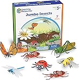 Learning Resources Jumbo Insects - Animal Toys for Kids, Toddler Preschool Science, Fine Motor Skills, Gifts for Boys and Girls, Ages 3+