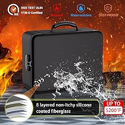 ENGPOW Fireproof File Organizer Bag with 13