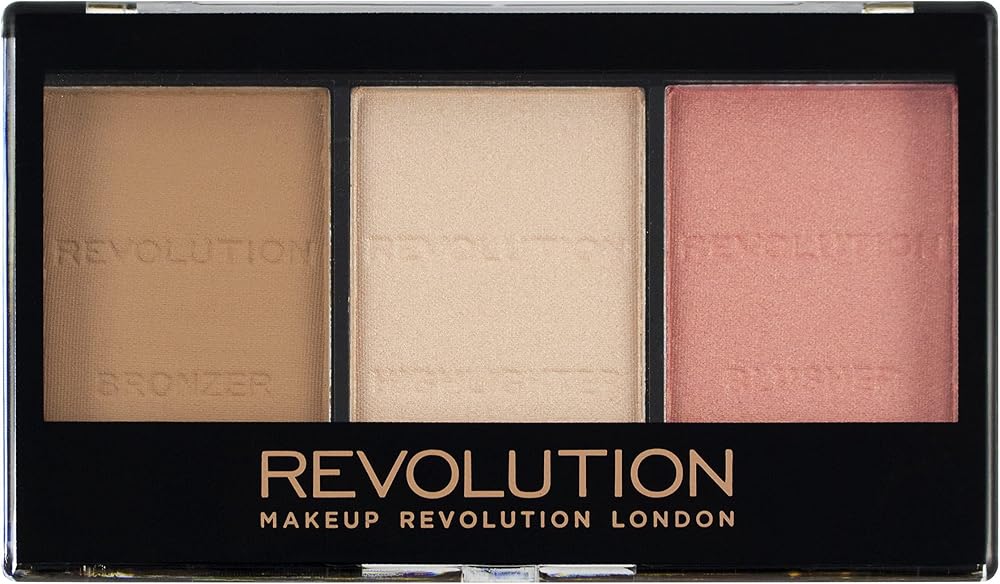 Makeup Revolution C01 Sculpt Contour Kit 11g Face Bronzer Highlighter