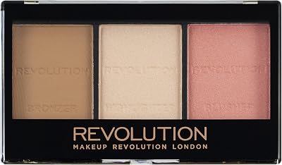 Makeup Revolution C01 Sculpt Contour Kit 11g Face Bronzer Highlighter