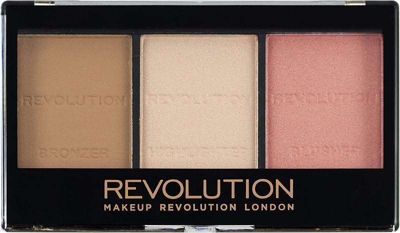 Makeup Revolution C01 Sculpt Contour Kit 11g Face Bronzer Highlighter