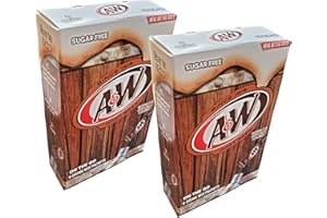 RUSEPIN A&W Root Beer Caffeine/Sugar Free Classic On-the-Go Drink Mix Packets - 2 Pk (12 ct)