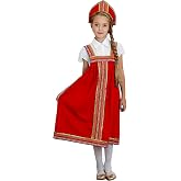 VALADA Russian Heritage Girls Cosplay Costume Dress