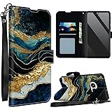 SROJDHFJB Teal Marblle for Nothing Phone 2A Wallet