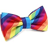 fortunatever Boys Solid Pre-tied Bow Ties,Adjustable Tuxedo Bowtie For Boy With Multiple Colors (11''-18'')