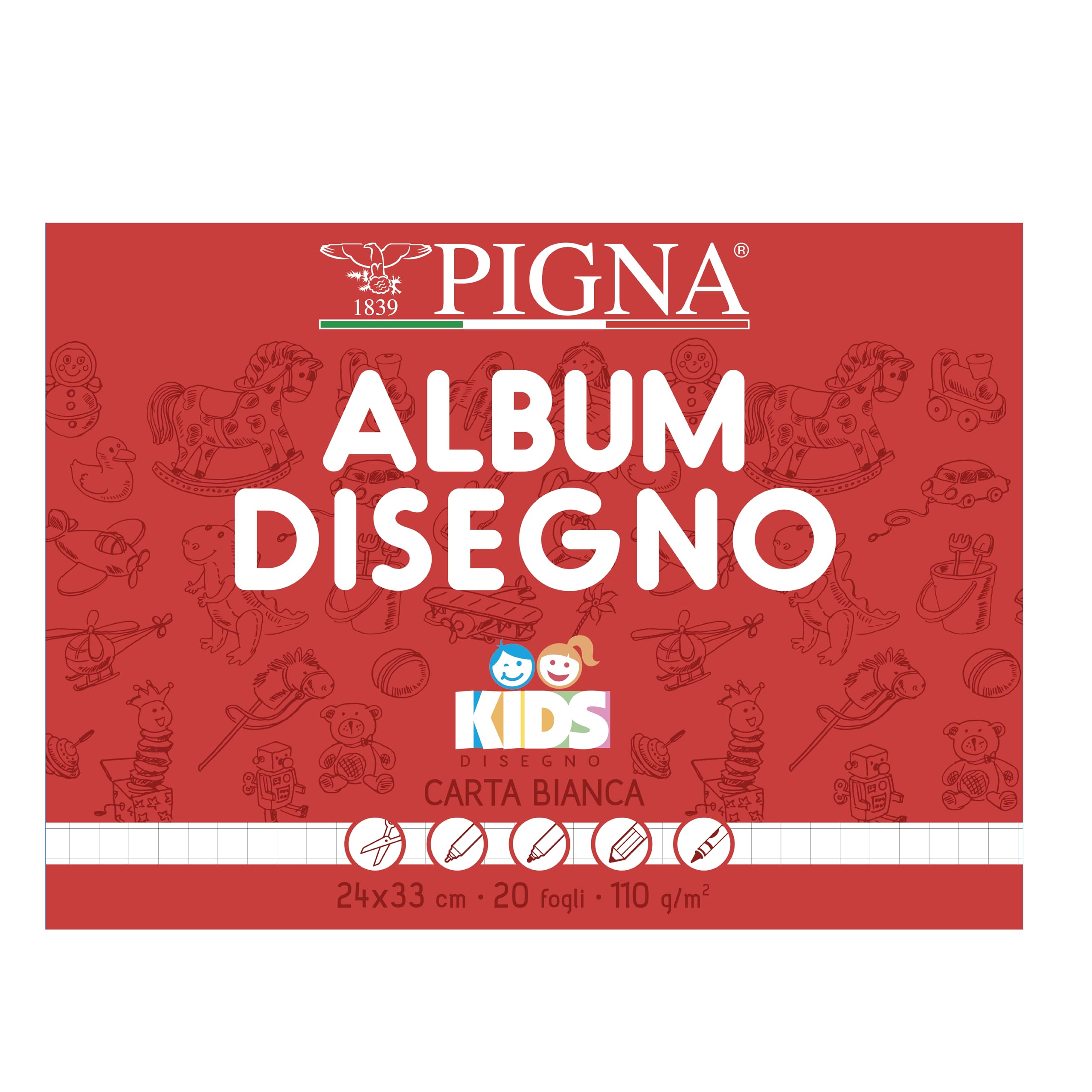 Pigna 020196310 Album Position, 20 Sheets, 17 x 24 cm
