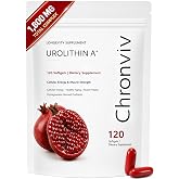 Chronviv Urolithin A Premium 7-in-1 Supplement 1,800mg, 120 Softgels | with Liposomal NAD+, CoQ10, Trans-Resveratrol, TMG, PQQ丨for Cellular Renewal* &amp; Healthy Aging*, Mitochondrial Support*