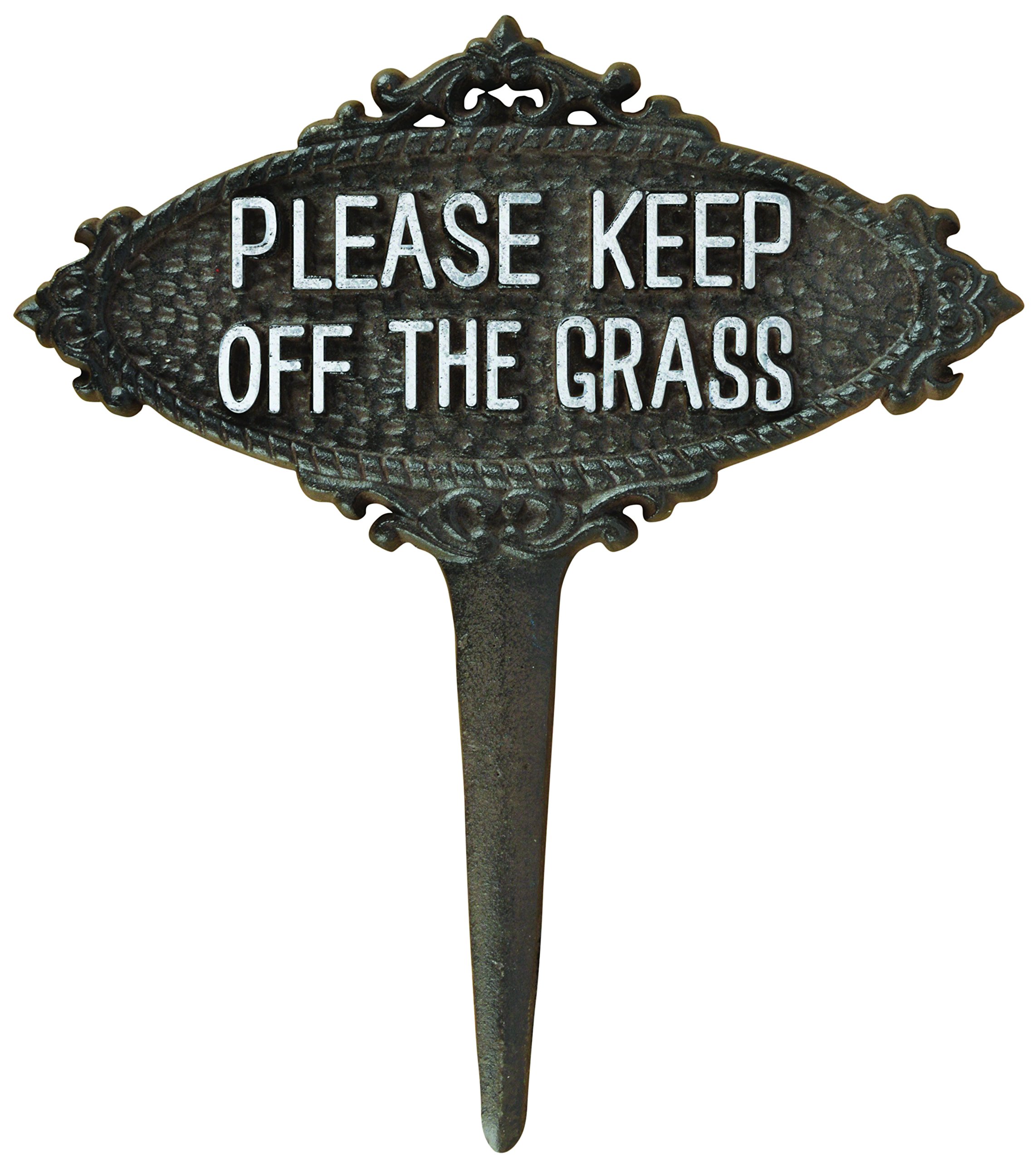 PERFECT PLANTS Please Keep Off The Grass metal sign