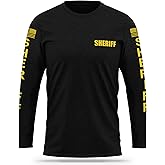 13FA Sheriff Cotton Blend Long Sleeve - USA Patriotic Durable Shirt - Ultra Soft Comfort. Perfect for On Duty Use