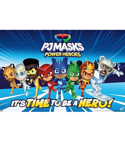 Amazon.com: Trends International PJ Masks - Powers Wall Poster