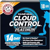 ARM &amp; Hammer Cloud Control Platinum Cat Litter, Multi-Cat, 18 lbs | Clumping Litter, Hypoallergenic, Dust-Free, 14-Day Odor Control