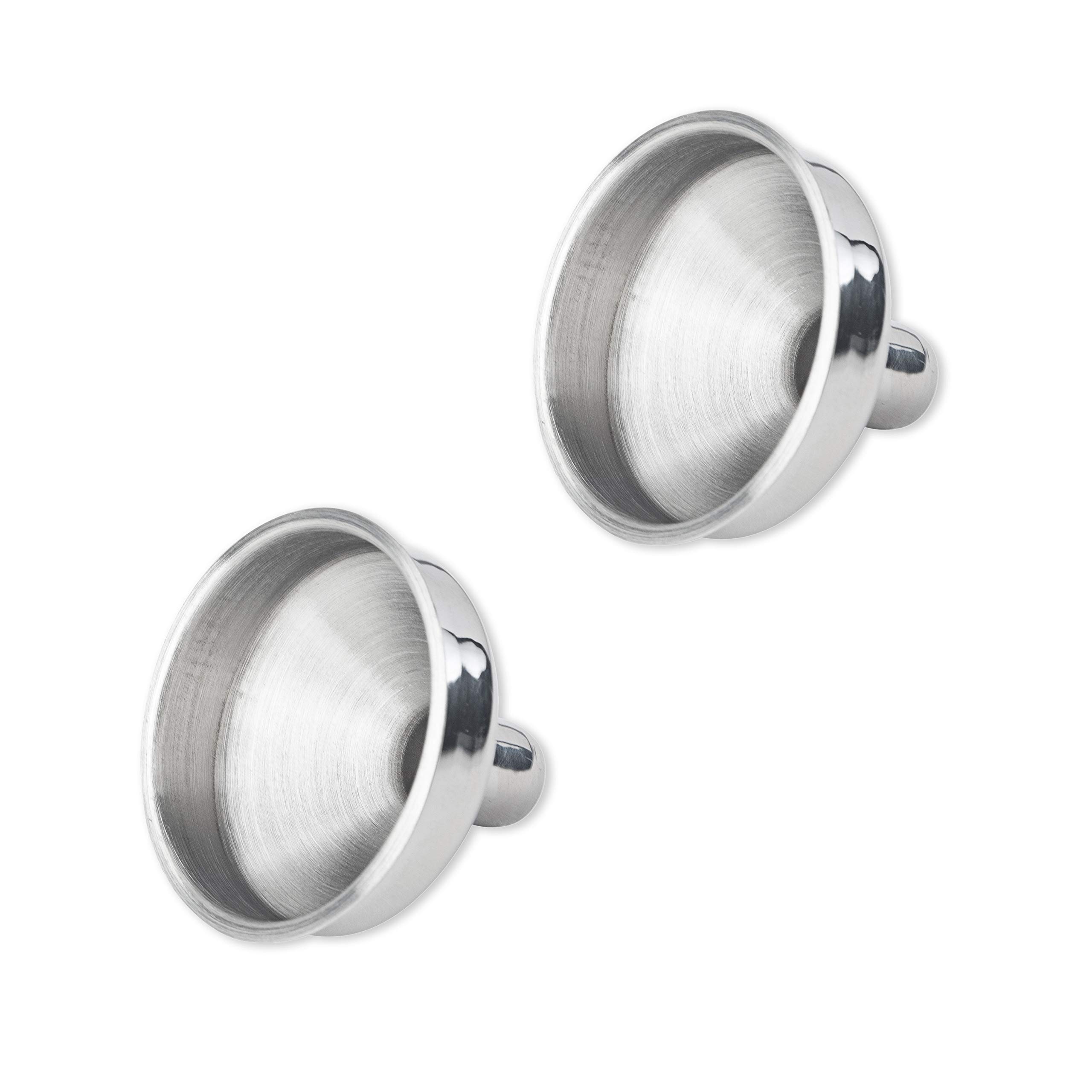 AceCamp Bottle Made Stainless Steel for Hip Flask Funnel Small Bottles Twin Pack 15099