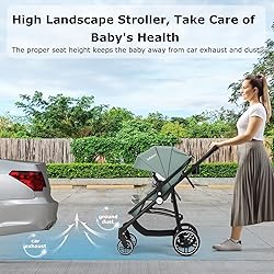 INFANS 2 in 1 Baby Stroller, High Landscape Infant