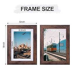 Vittanly 5x7 Picture Frames for Wall Set of