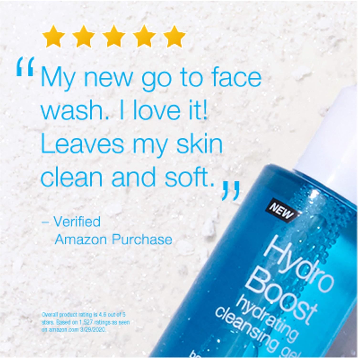 Neutrogena Hydro Boost Lightweight Hydrating Facial Cleansing Gel for Sensitive Skin, Gentle Face Wash & Makeup Remover with Hyaluronic Acid, Hypoallergenic & Non Comedogenic, 6 oz: Beauty