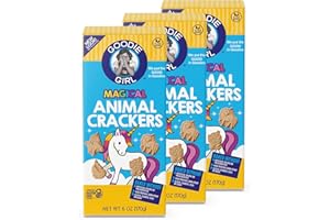 GOODIE GIRL COOKIES Goodie Girl Magical Animal Crackers – Gluten Free, Peanut Free, Dairy Free, Egg Free – Fun Shapes Like Unicorns & Mermaids – 6 oz Boxes (Pack of 3)