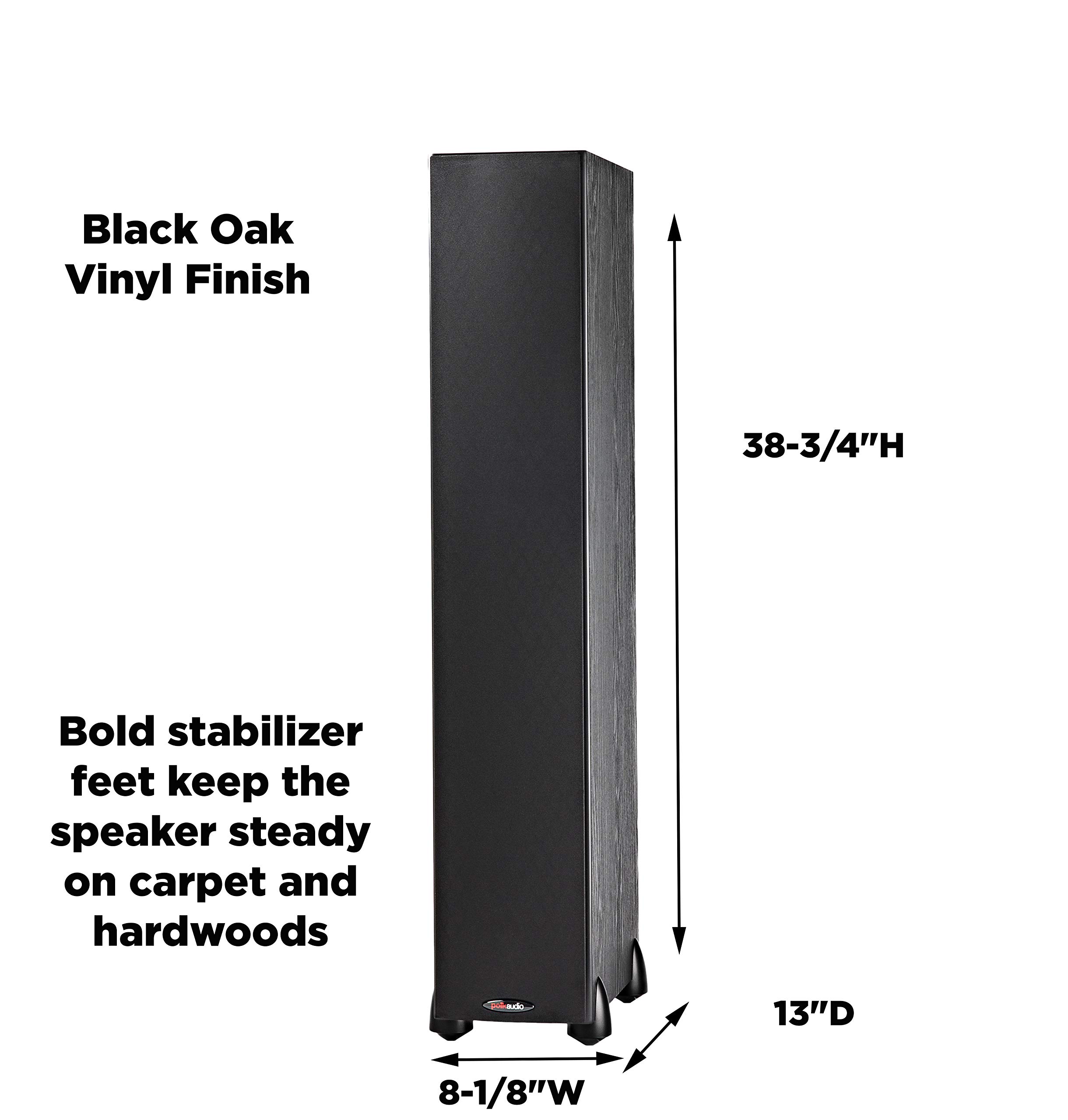 Polk Audio Monitor 60 Series II Floorstanding Speaker Bestseller for Home Audio Big Sound