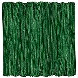 Pipe Cleaners 100 Pieces Chenille Stems Dark Green