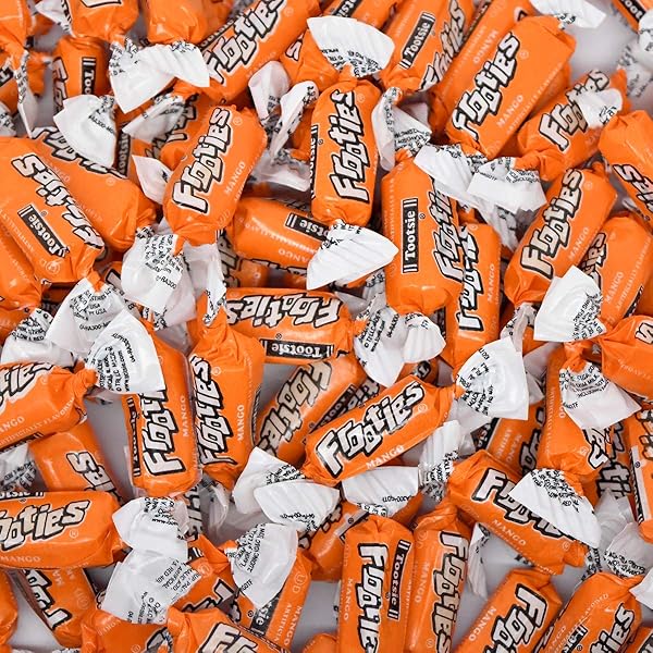 TOOTSIE ROLL MANGO FROOTIES – 2 POUND BAG OF INDIVIDUALLY WRAPPED CHEWY CANDY – GLUTEN FREE, PEANUT FREE – MANGO, 38.8 OZ.