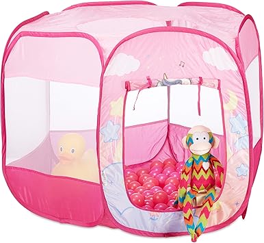 pink ball pit tent