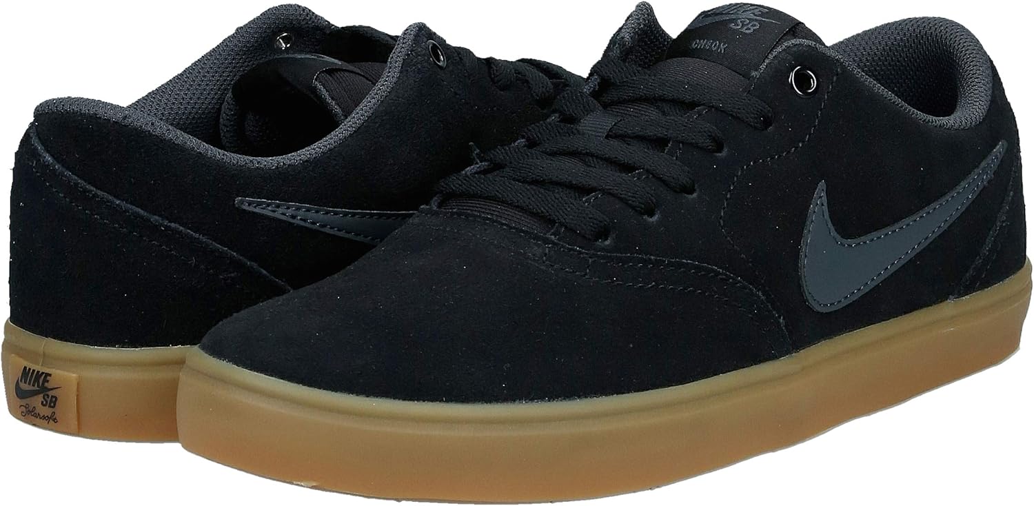 men's nike sb check solar leather skate shoe